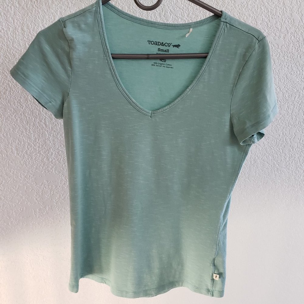 ORGANIC Toad & Co Short Sleeve t-shirt Size S.